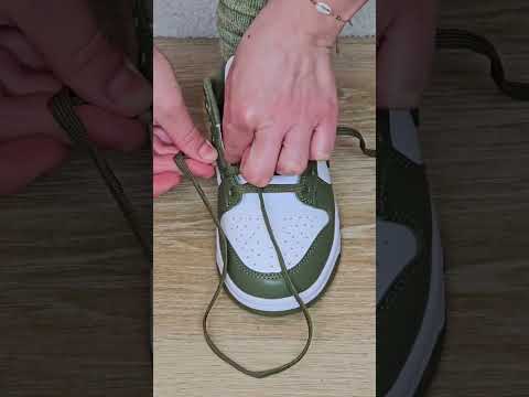 как правильно завязывать шнурки на NIKE AIR JORDAN и NIKE AIR DUNK