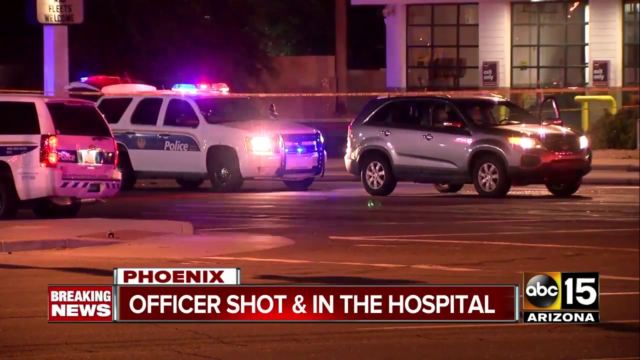 Police officer seriously injured in north Phoenix shooting - YouTube