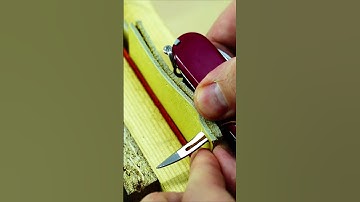 How to use the Awl in a Swiss Army Knife