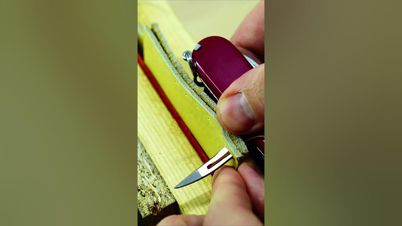 How to use the Awl in a Swiss Army Knife YouTube