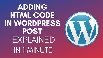 How To Add HTML Code In WordPress Post (2025)