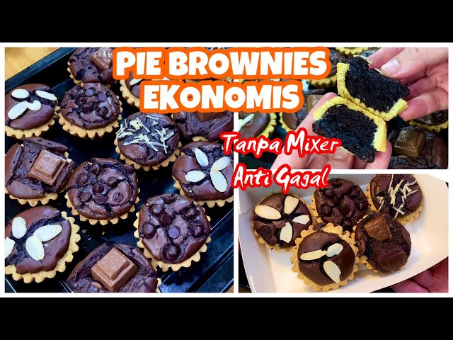 PIE BROWNIES SHINY CRUST TANPA MIXER ANTI GAGAL !!! class=