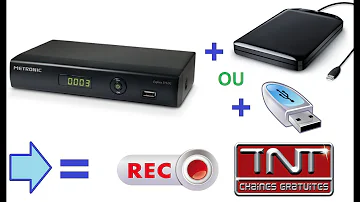 Comment enregistrer des films programmes télévisés sur une clé USB ou un disque dur ?