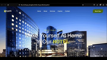 Create a Responsive Hotel Website with HTML, CSS, and JavaScript  Build a Stunning Landing Page