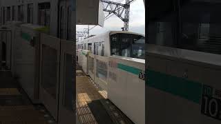 東京メトロ08系　急行　久喜行　二子玉川駅到着シーン