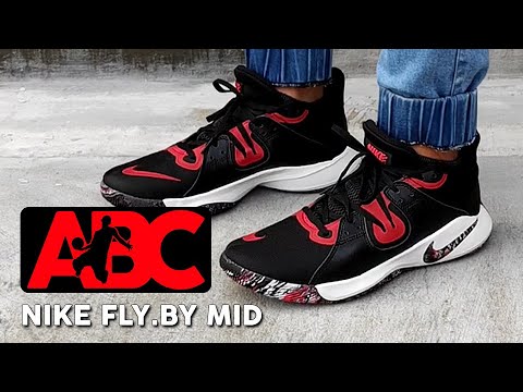 nike fly by mid on feet