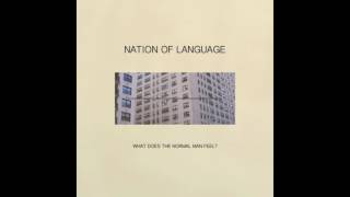 Nation of Language - What Does the Normal Man Feel?