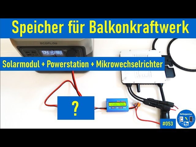 Balkonkraftwerk Speicher zum Nachrüsten