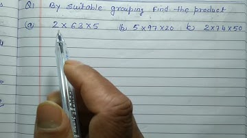 Arrange the  following numbers suitable grouping.  find the product