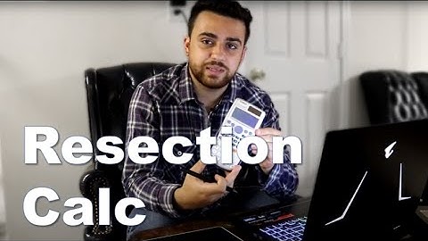 3 Point Resection Calculations