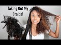 Taking Out My Braids! Braided To Curly Wash Day Routine| BiancaReneeToday