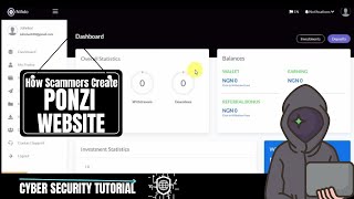 How Scammers Create Ponzi Website | Cyber Security Tutorial