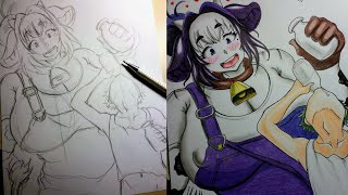 'Miiilk!!🥛🐄- Drawing Bell Nee - from Kemonokko Tsuushin - Drawing Handmade! - TalesGriffyn