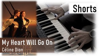 Rose's Theme (My Heart Will Go On) Piano Cover - Titanic (Céline Dion) #shorts