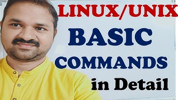 BASIC COMMANDS IN LINUX / UNIX || LINUX COMMANDS || UNIX COMMANDS || LINUX PROGRAMMING