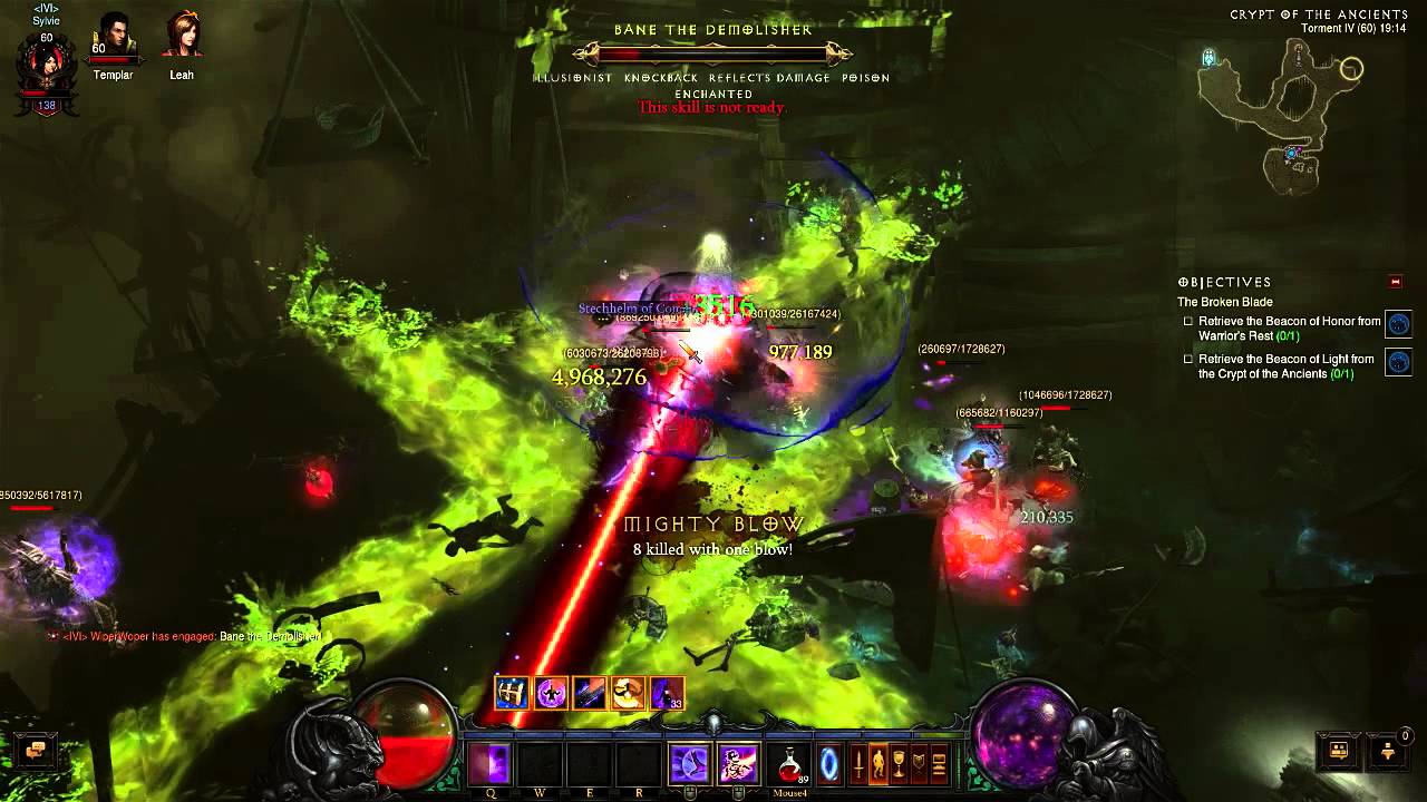 Diablo 3 patch 2.0 best XP farming spot (100+M in 10 mins)