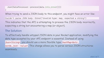 Handling Untyped JSON with Rocket and Okapi