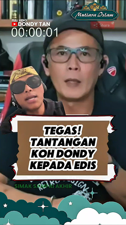 FIRM! Koh Dondy Challenges Edis to an Open Debate.