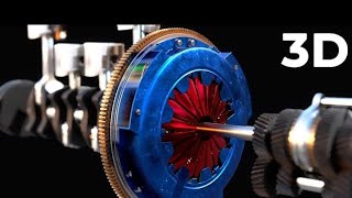 How a Clutch Work #automobile #engineering #animation #video