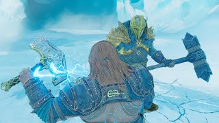God of War Ragnarok - Thor vs All Mini Bosses (NPC BATTLES)