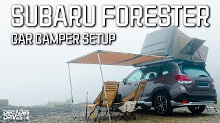 Subaru Forester Car Camper Setup with ARB Esperance and ARB Touring Awning