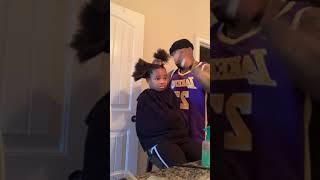 Combing Hair with Dad