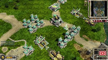 Red Alert 3 , 3v3 using Mods , Vs Brutal AI , Compstomp , LIVE W/ Mad Animal , HD