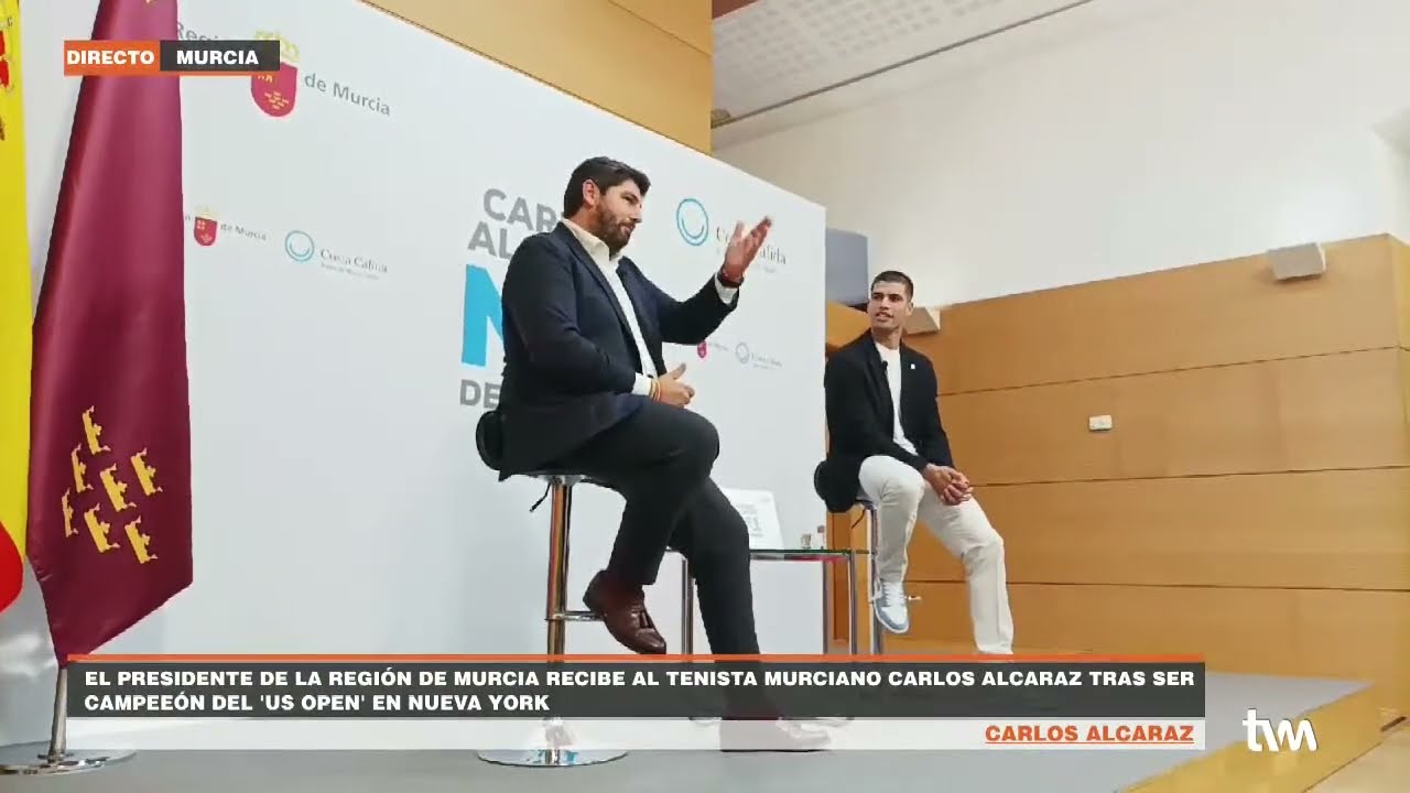 #LaMurciana en directo | La Región de Murcia recibe a Carlos Alcaraz