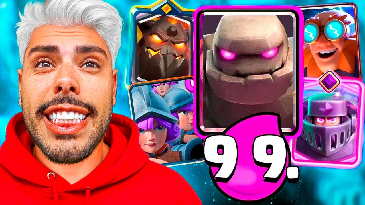 A CADA PARTIDA MEU DECK FICA MAIS PESADO * CLASH ROYALE *