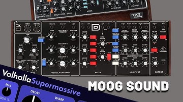 Moog Sound with Behringer Model D [Synthesizer Demo] (No Talking)
