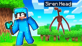 Overnight With SIREN HEAD Minecraft!