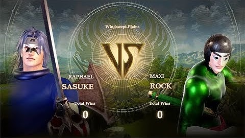 Soul Calibur 6 - Sasuke (Naruto) vs Rock Lee (Naruto)