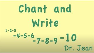 Chant and Write with Dr. Jean - See description for free printable for students by Dr. Jean 4,230 views 7 months ago 3 minutes, 2 seconds