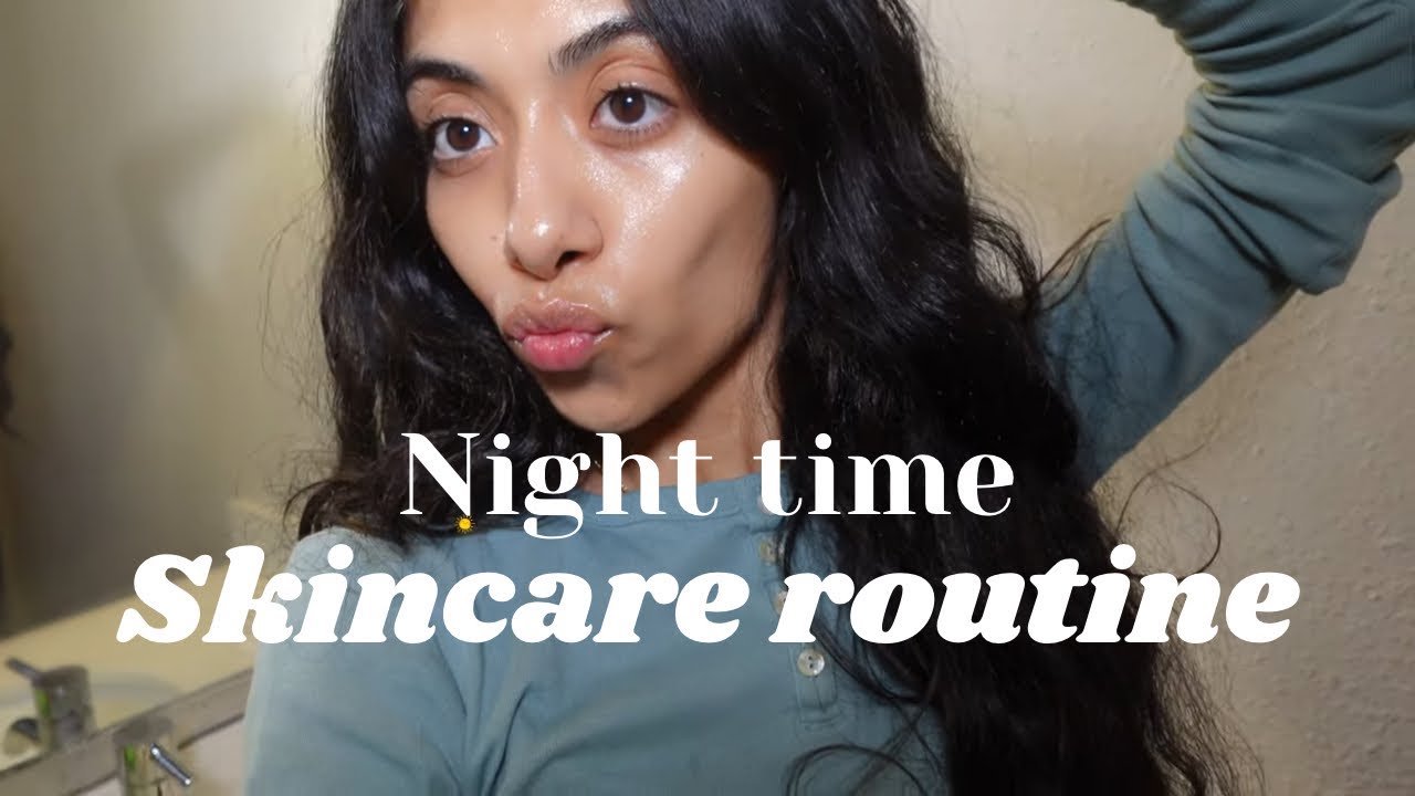 Night time skin care routine 🌙🧸🎀🫧 - YouTube