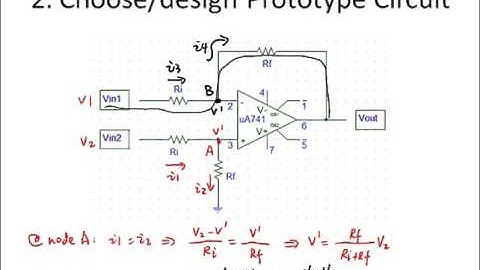 design differential amplifier