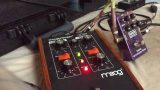 Moog Moogerfooger MF-101 vs. MXR M82 - Envelope Filter Review for Bass Guitar - With Direct Audio!