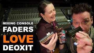 Make Mixing Console Faders Like New – DeoxIT Done Right!