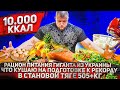 Рацион питания Гиганта из Украины/Что кушаю на подготовке к рекорду в становой тяге 505+кг