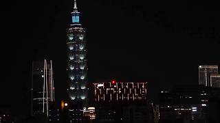 1070714基隆河南港段有台北101大樓襯托的美麗夜景