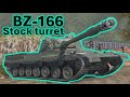WoT Blitz BZ-166 with stock turret: 3 battles in action