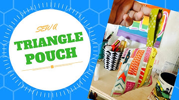 How to Sew a Triangle Pouch