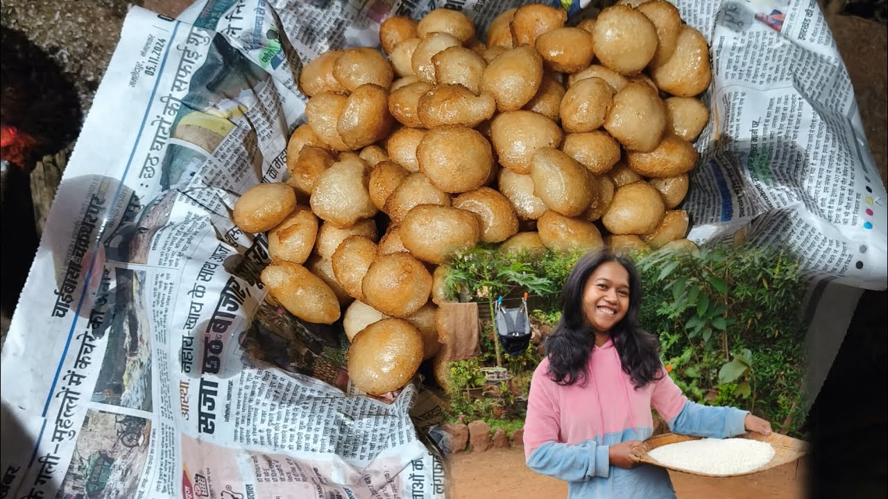 Processing and Making of cheeni Arisa With dry coconut