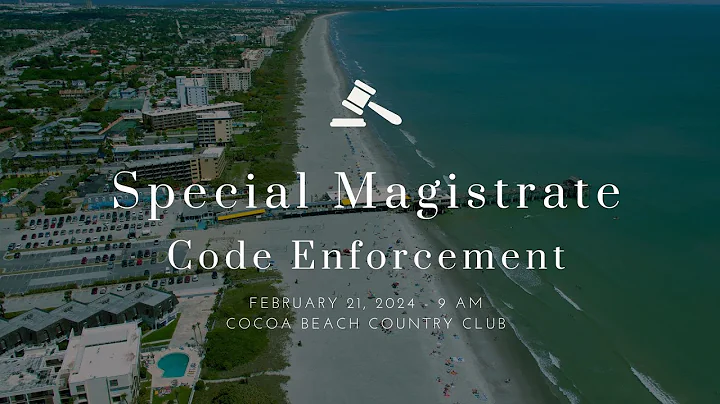 February 21, 2024 - Special Magistrate - Code Enforcement