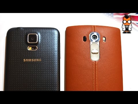 LG G4 vs Samsung Galaxy S5 - Hands On