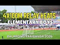 4x100M Relay Elementary Boys Heats | Palarong Pambansa 2026 Agusan del Sur ##PalarongPambansa2026