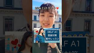 【フランス語】DELF A1｜面接対策集中レッスン