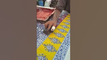 Block print print making studio