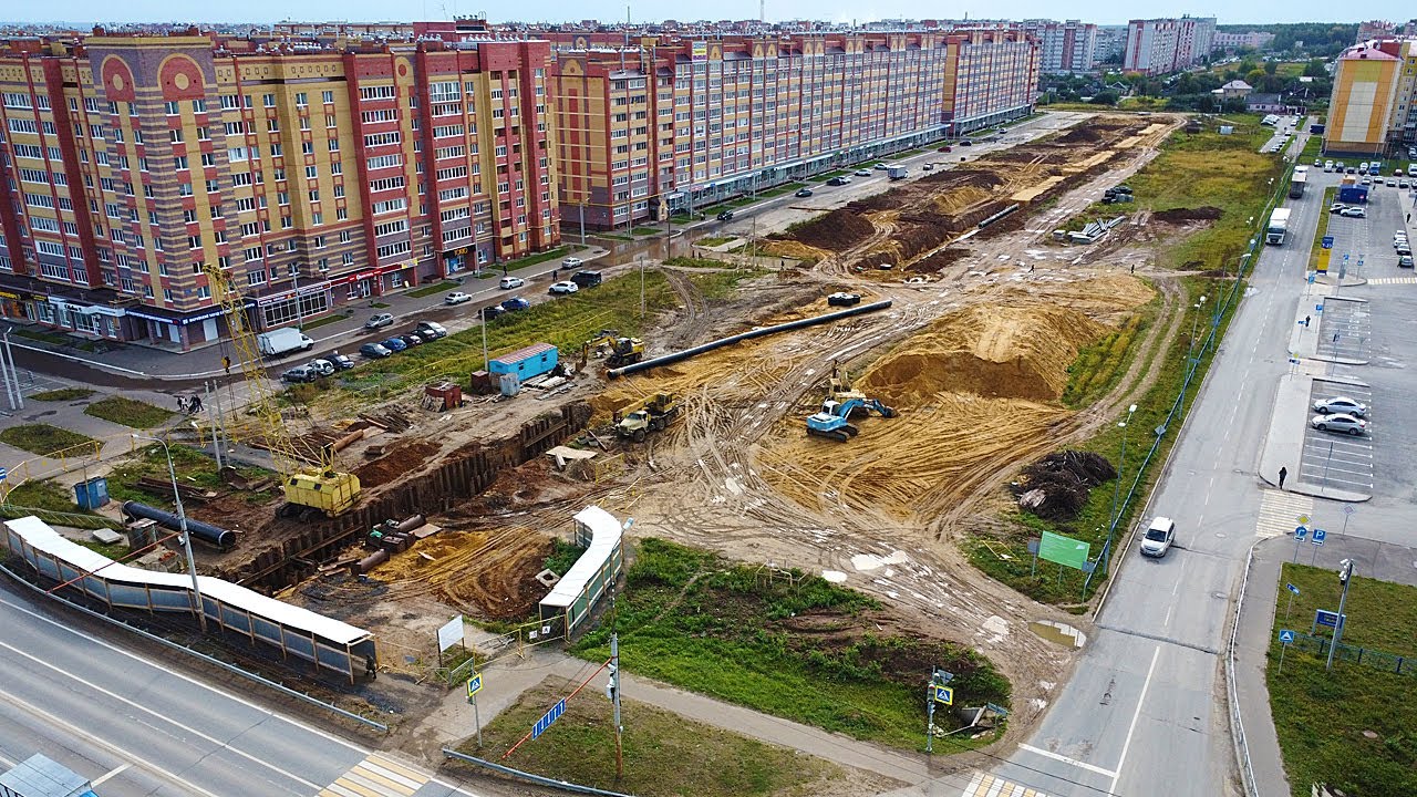 Строительство улицы Чернякова между пгт Медведево и г. Йошкар-Ола ...