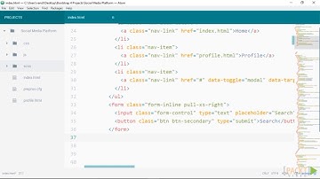 Bootstrap 4 Projects : Building Our Header and Navigation | packtpub.com