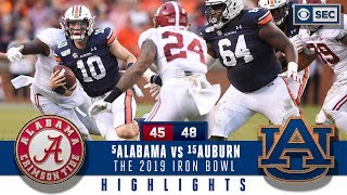 #5 Alabama vs #15 Auburn Highlights: Bama suffers HUGE loss in a wild 2019 Iron Bowl | CBS Sports